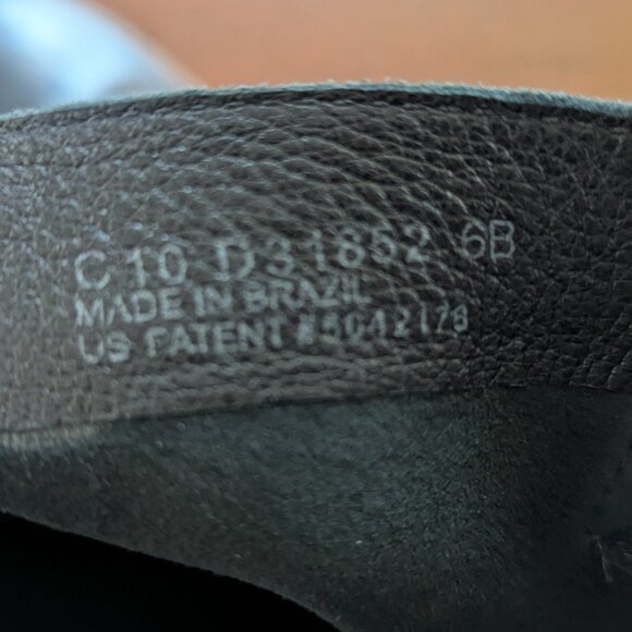 Cole Haan x Nike Air Black Western Slouchy Minimalist Leather Boots Women's 6 - Picture 6 of 8